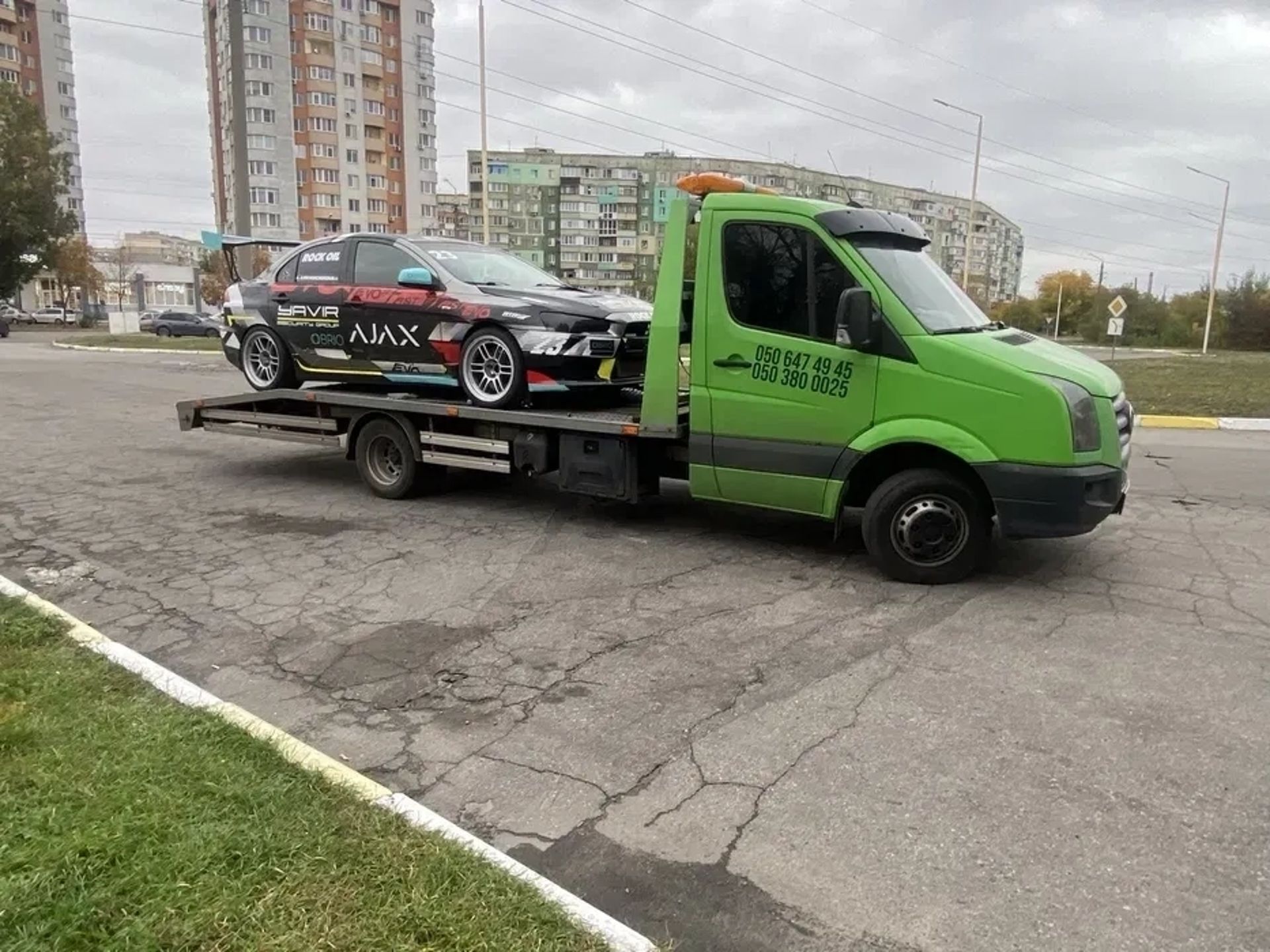 Евакуатор на базі Volkswagen Crafter