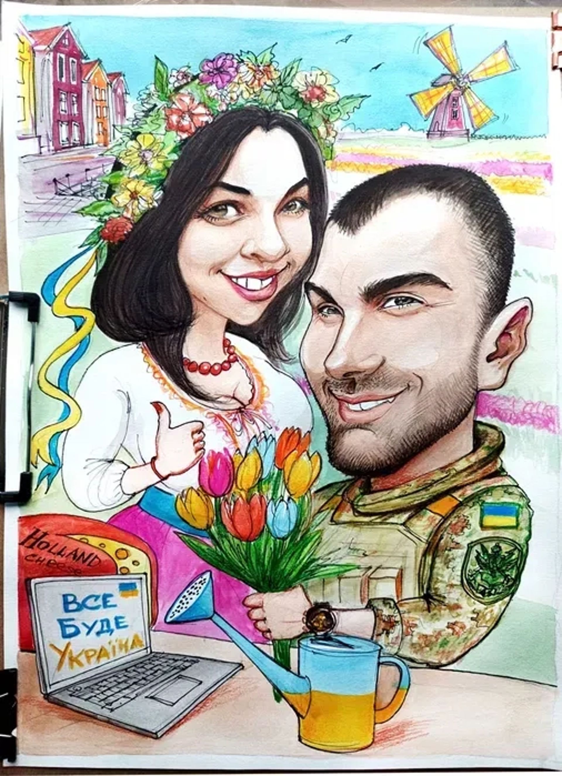Шарж по фото! Портрет на день народження! Гумористичний портрет!