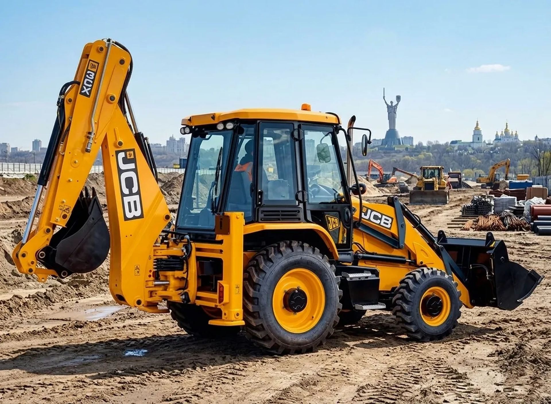 Універсальний екскаватор-навантажувач JCB 3CX