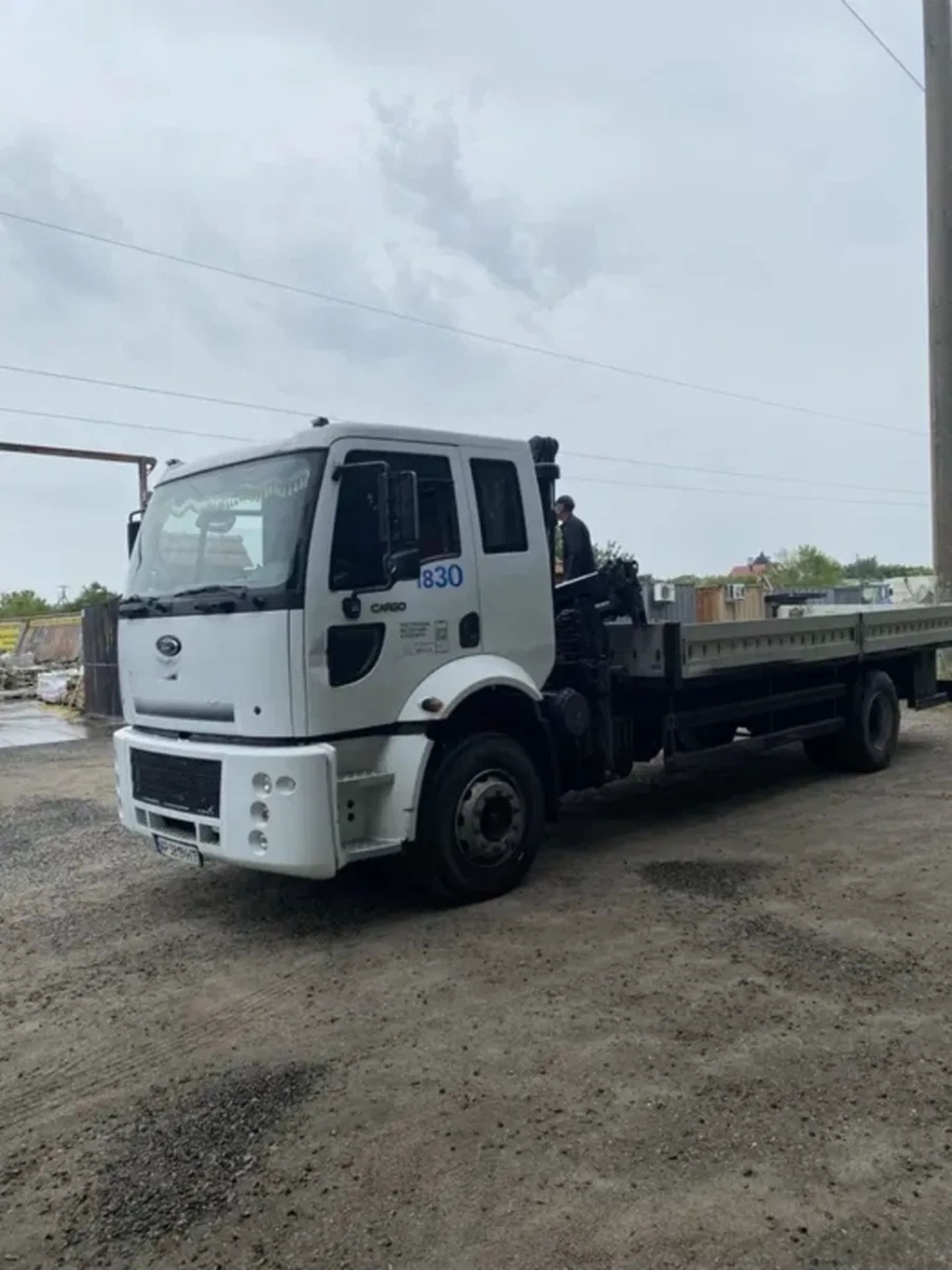 Кран-маніпулятор AMKO-VEBA на базі Ford cargo 1830