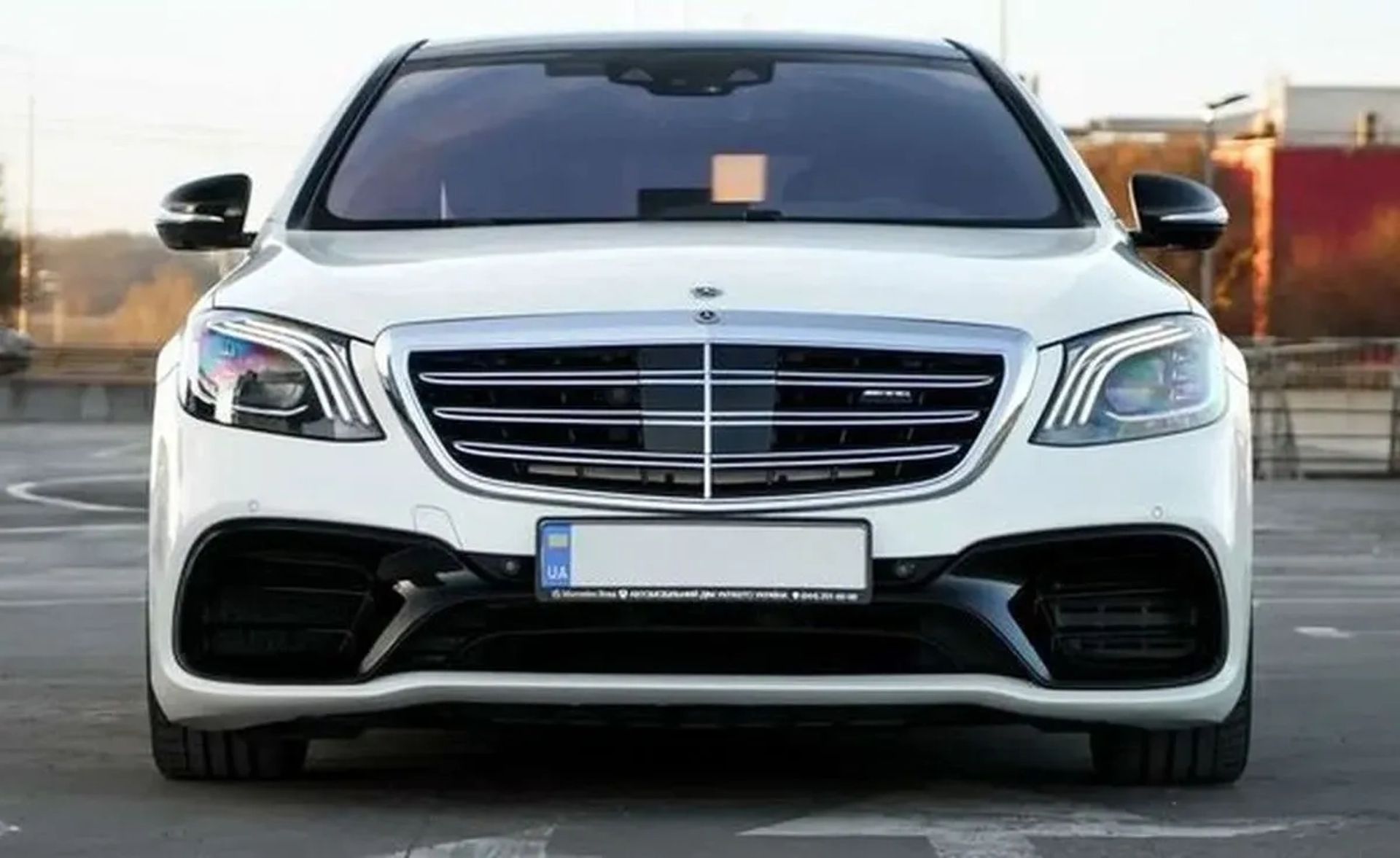 243 Mercedes-Benz S63 AMG W222 білий на весілля