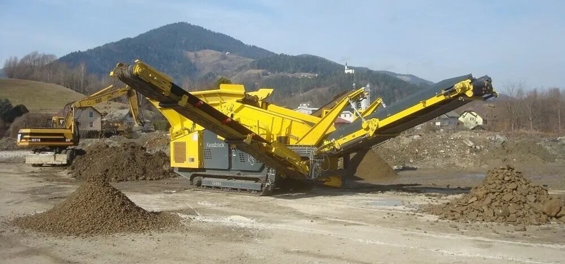 Мобільний скальпуючий грохот Keestrack K3