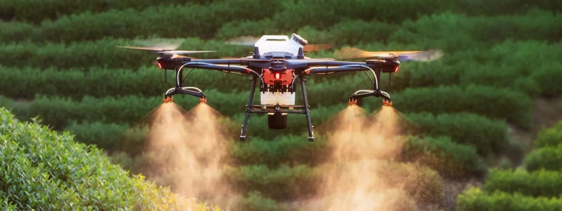 Агродрон DJI Agras T30 для обробітку сільськогосподарських угідь.