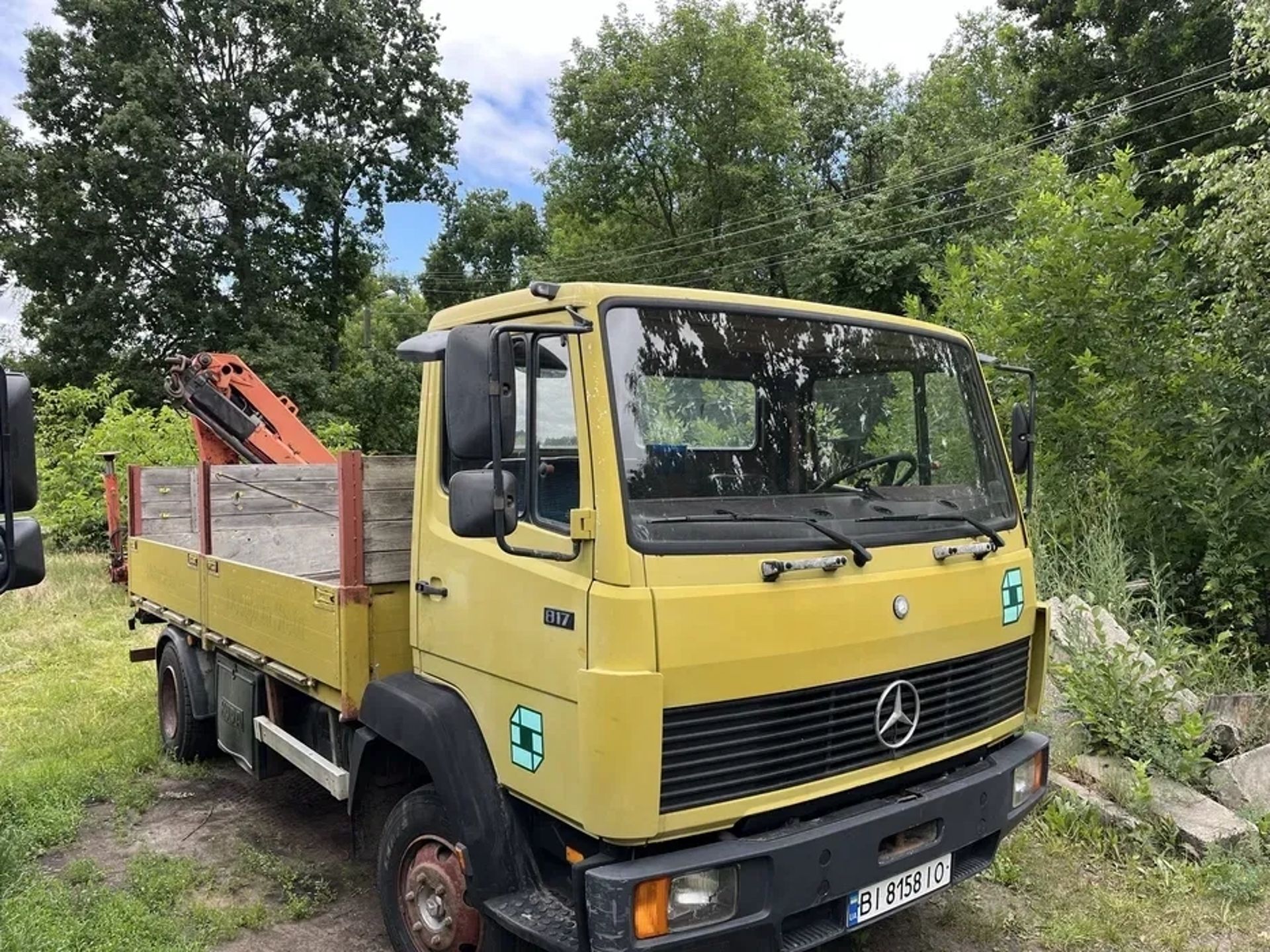 Маніпулятор на базі Mercedes-Benz LN2 7.5т