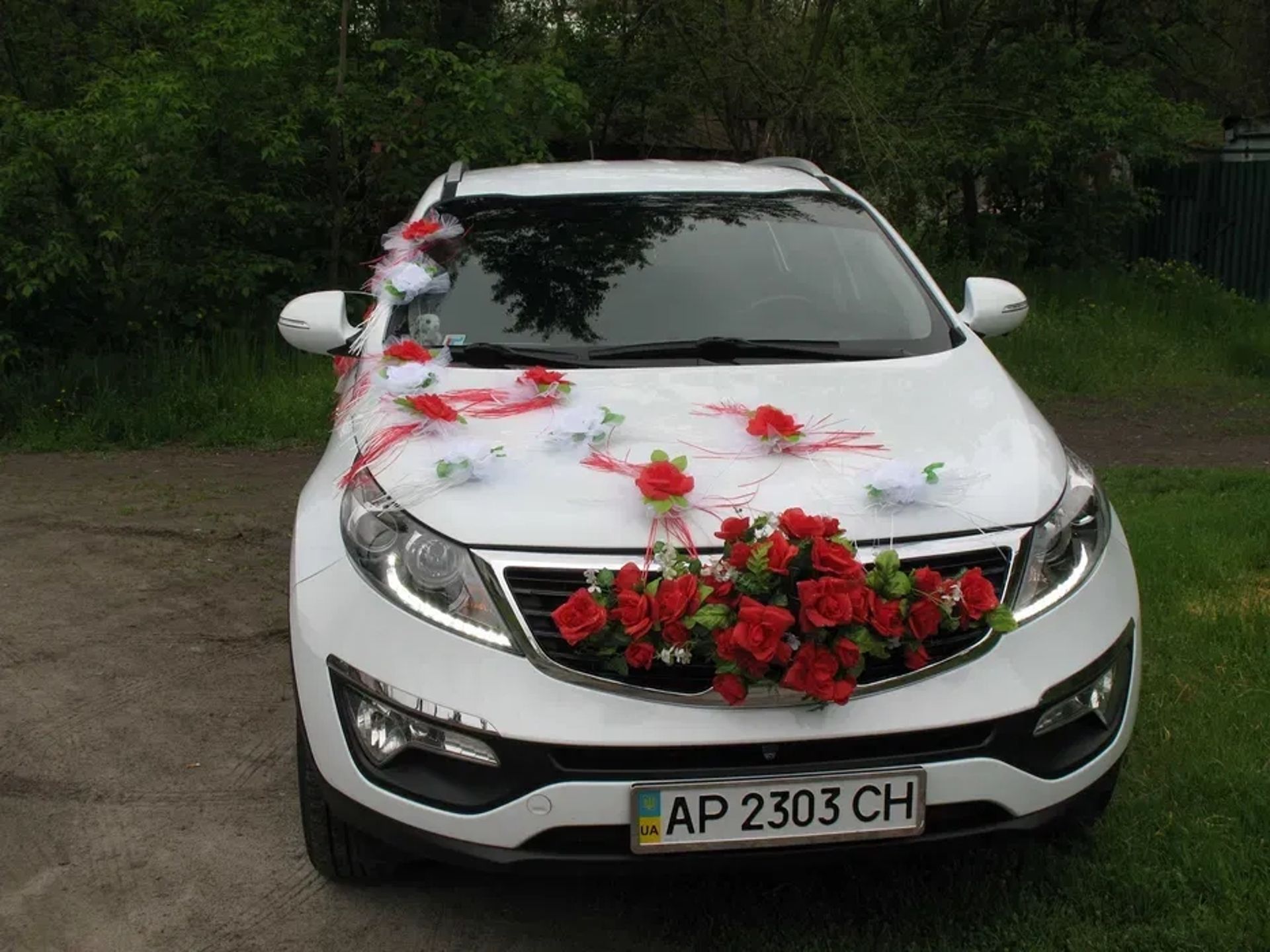 Авто Kia Sportage. Весільний автомобіль.