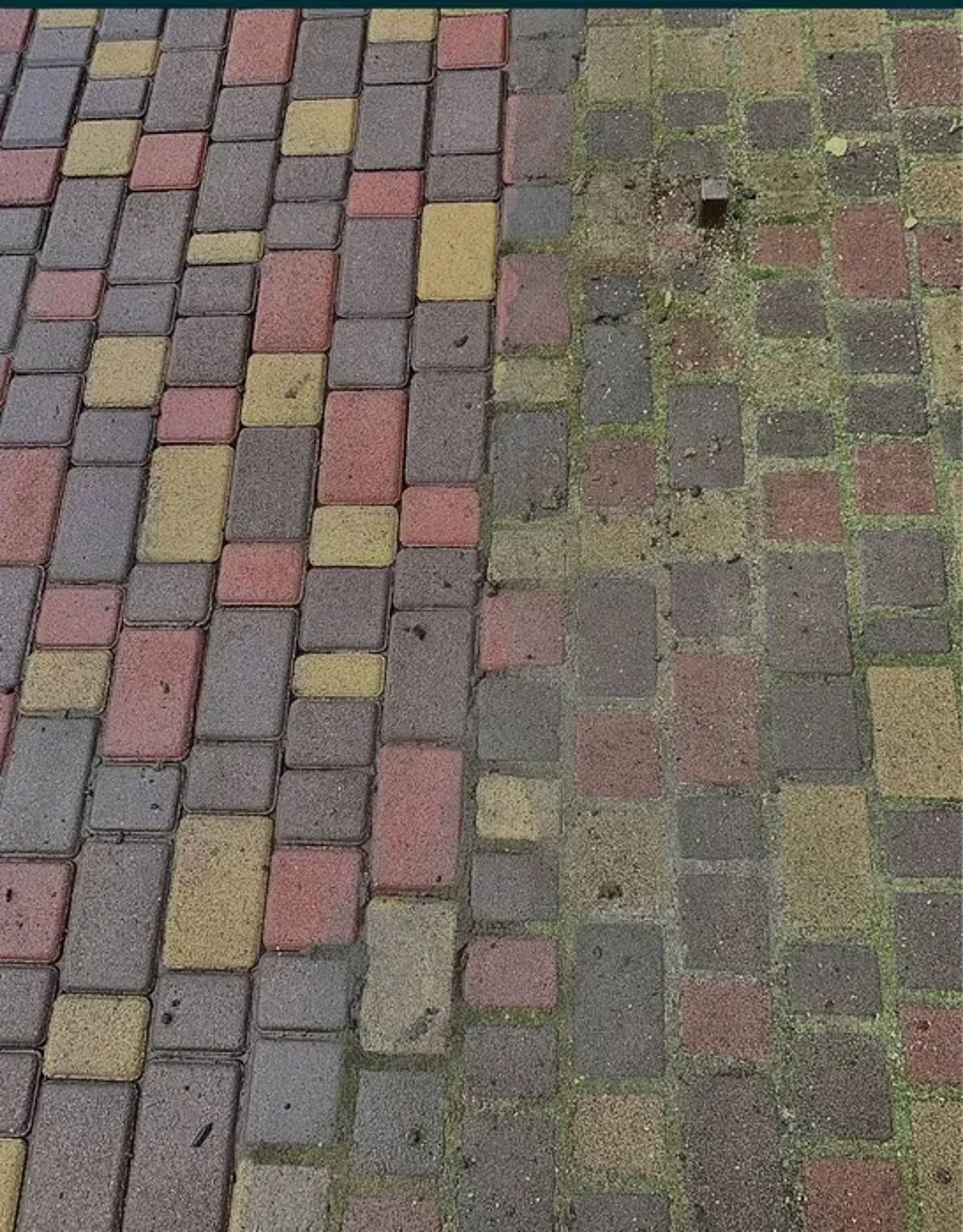 Мийка бруківки, мийка під високим тиском