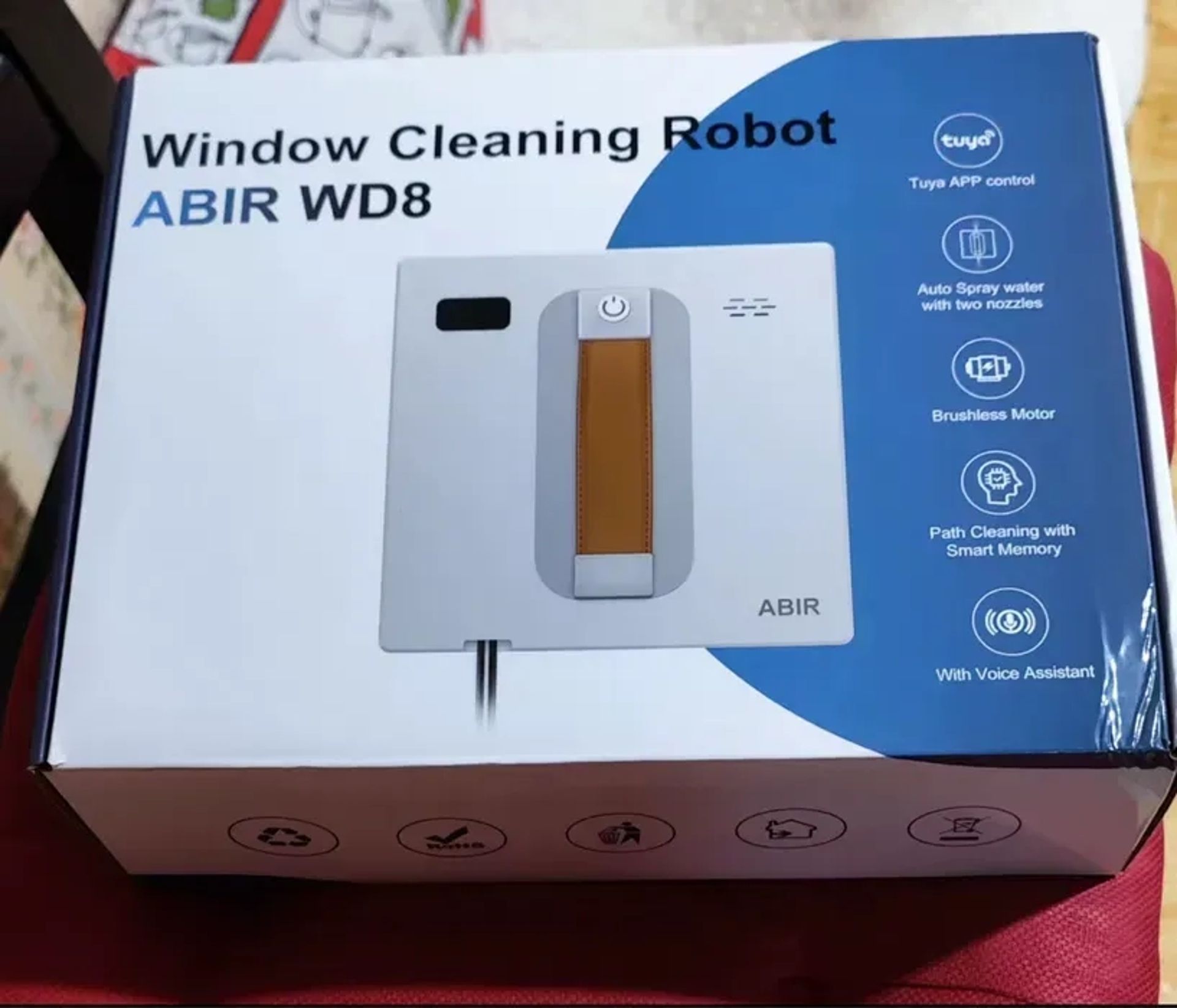 Abir wd8 робот для миття вікон дзеркал плитки