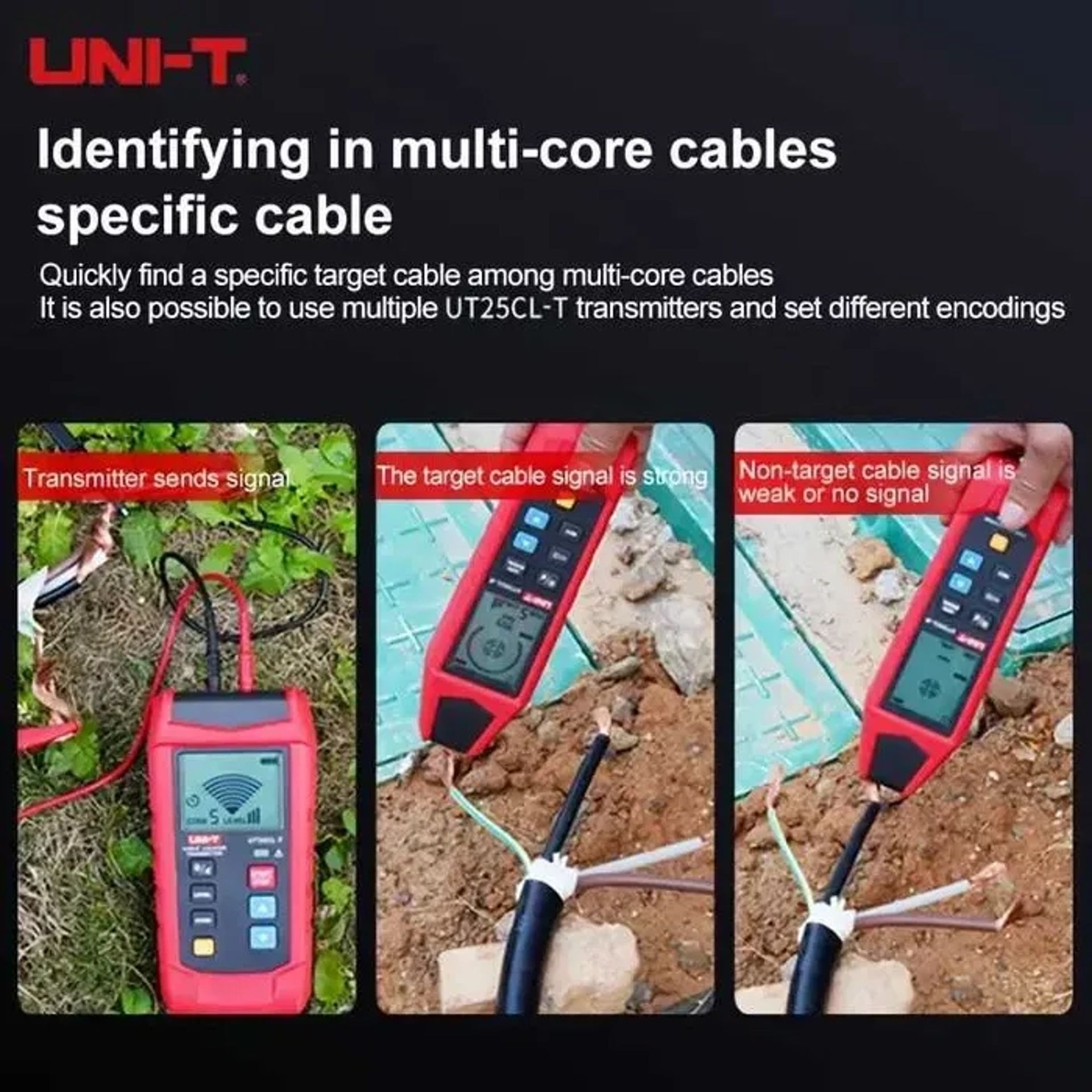 Трасошукач UNI-T UT25CL - T/R.
