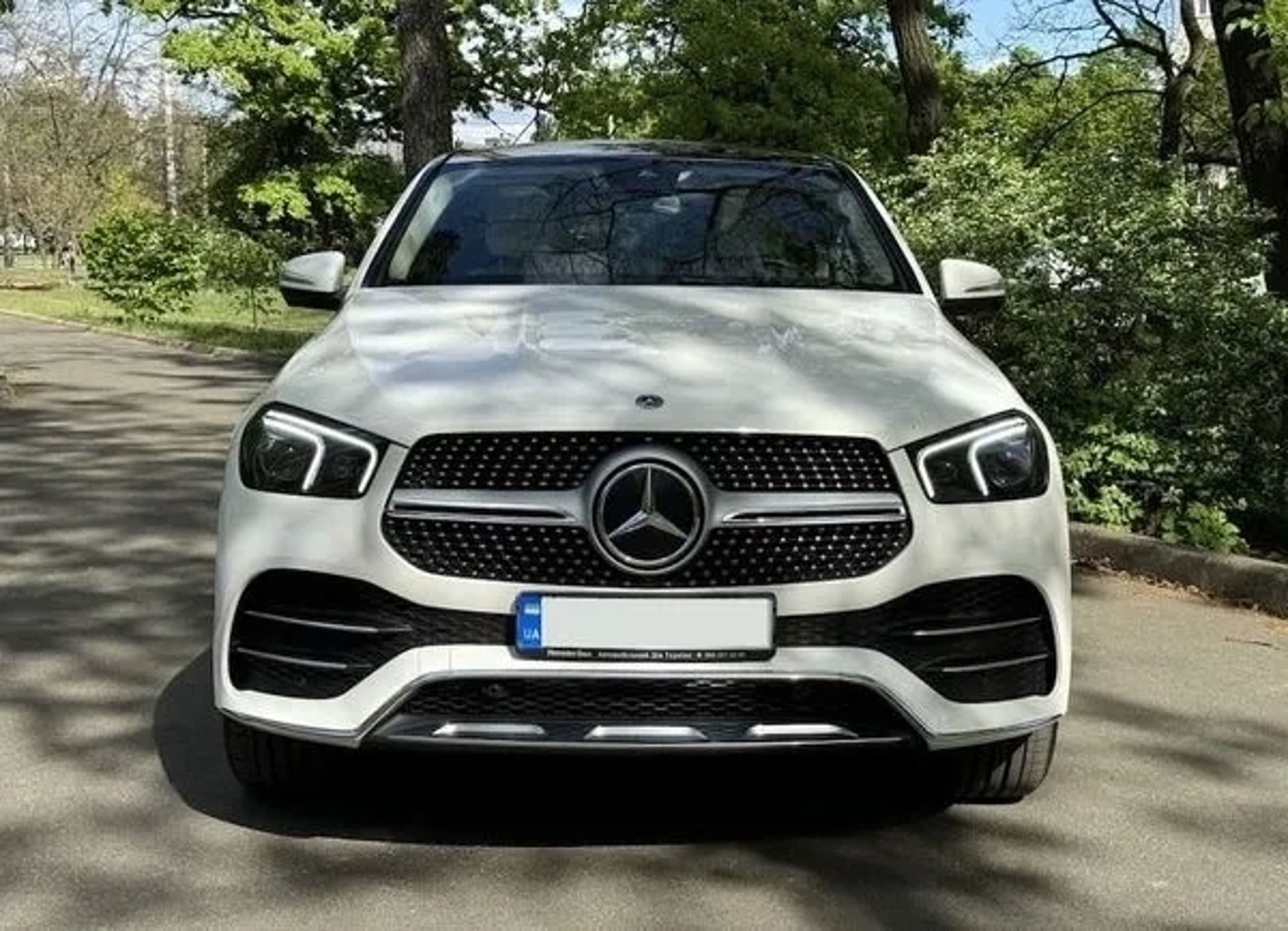 244 Авто на весілля Mercedes-Benz Gle AMG Coupe білий