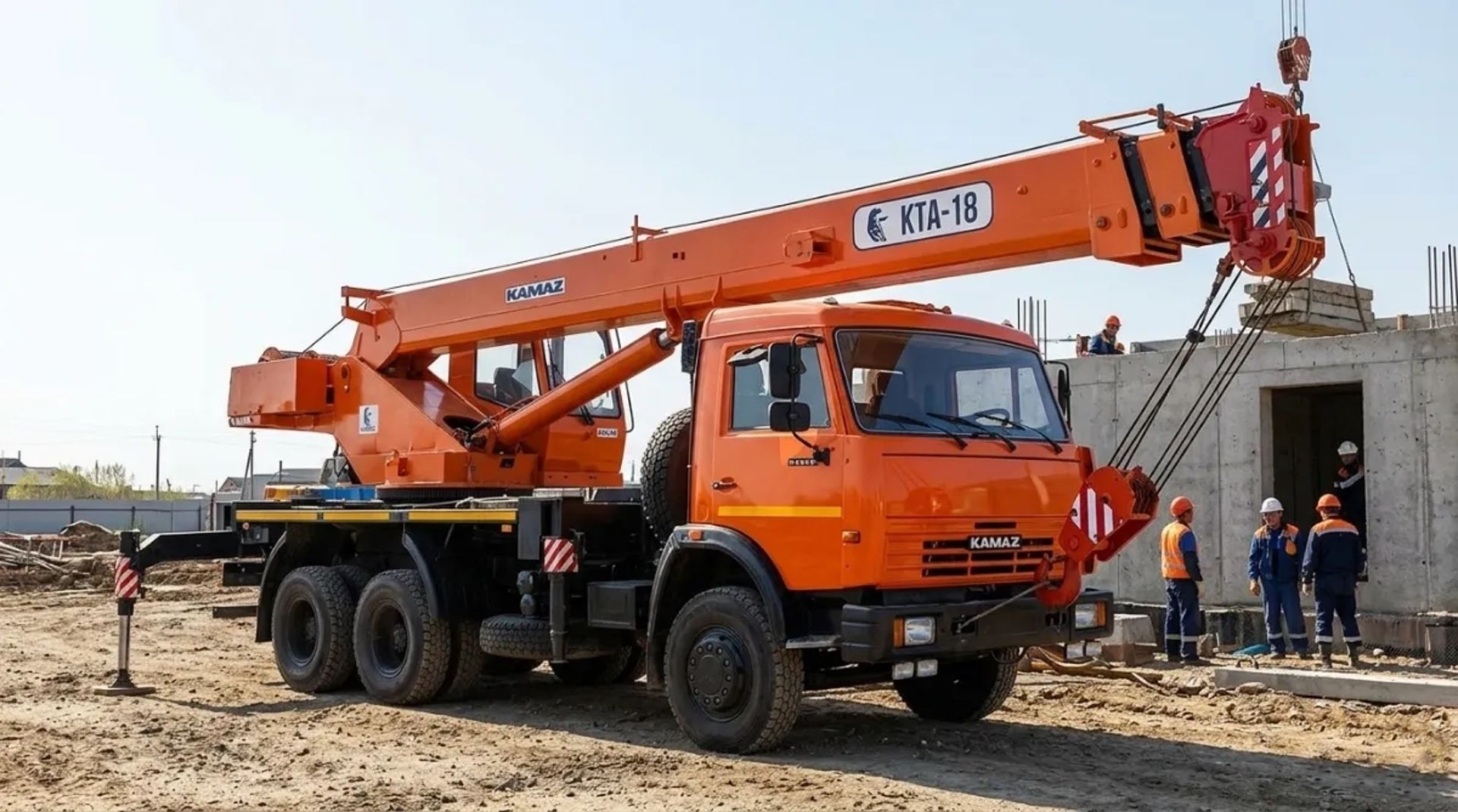 Автокран Камаз КТА-18 «Силач» (18 тонн)
