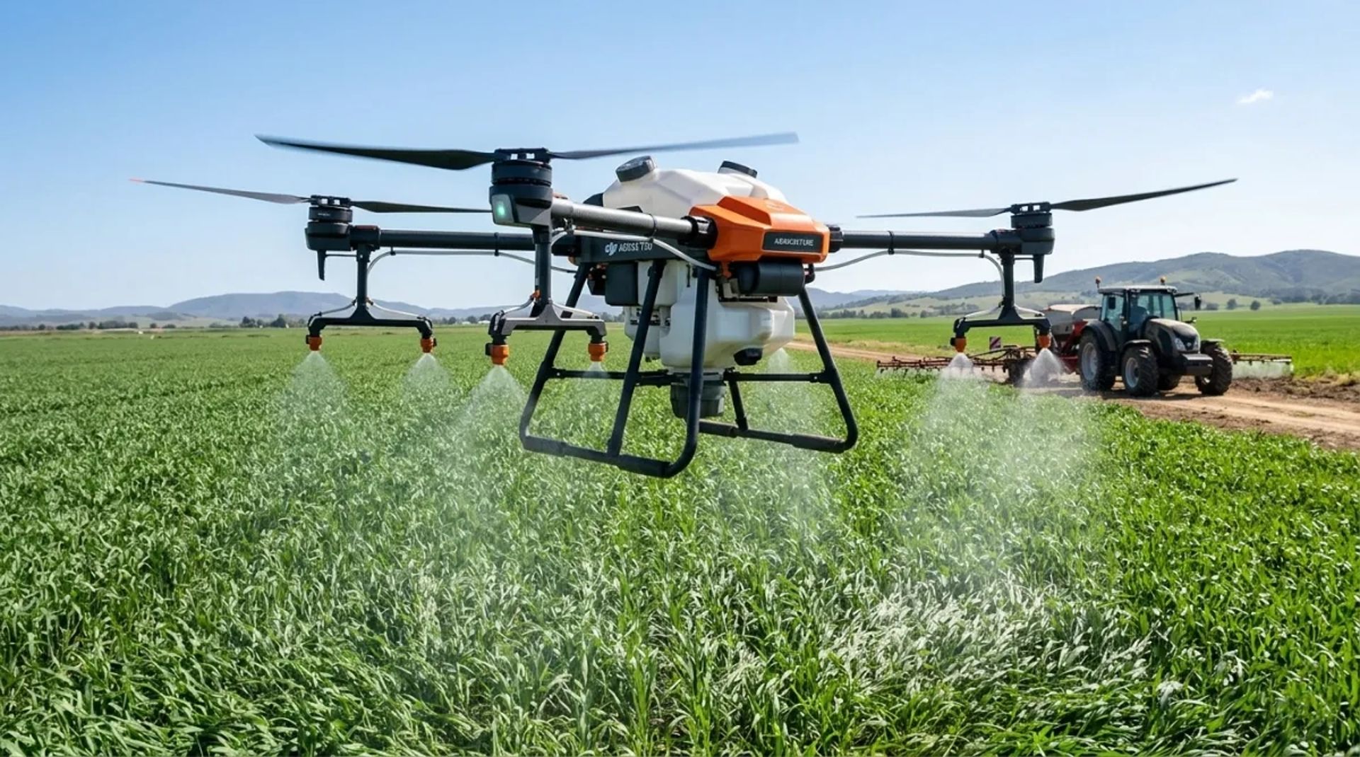 Агродрон DJI Agras T50 для внесення ЗЗР і добрив