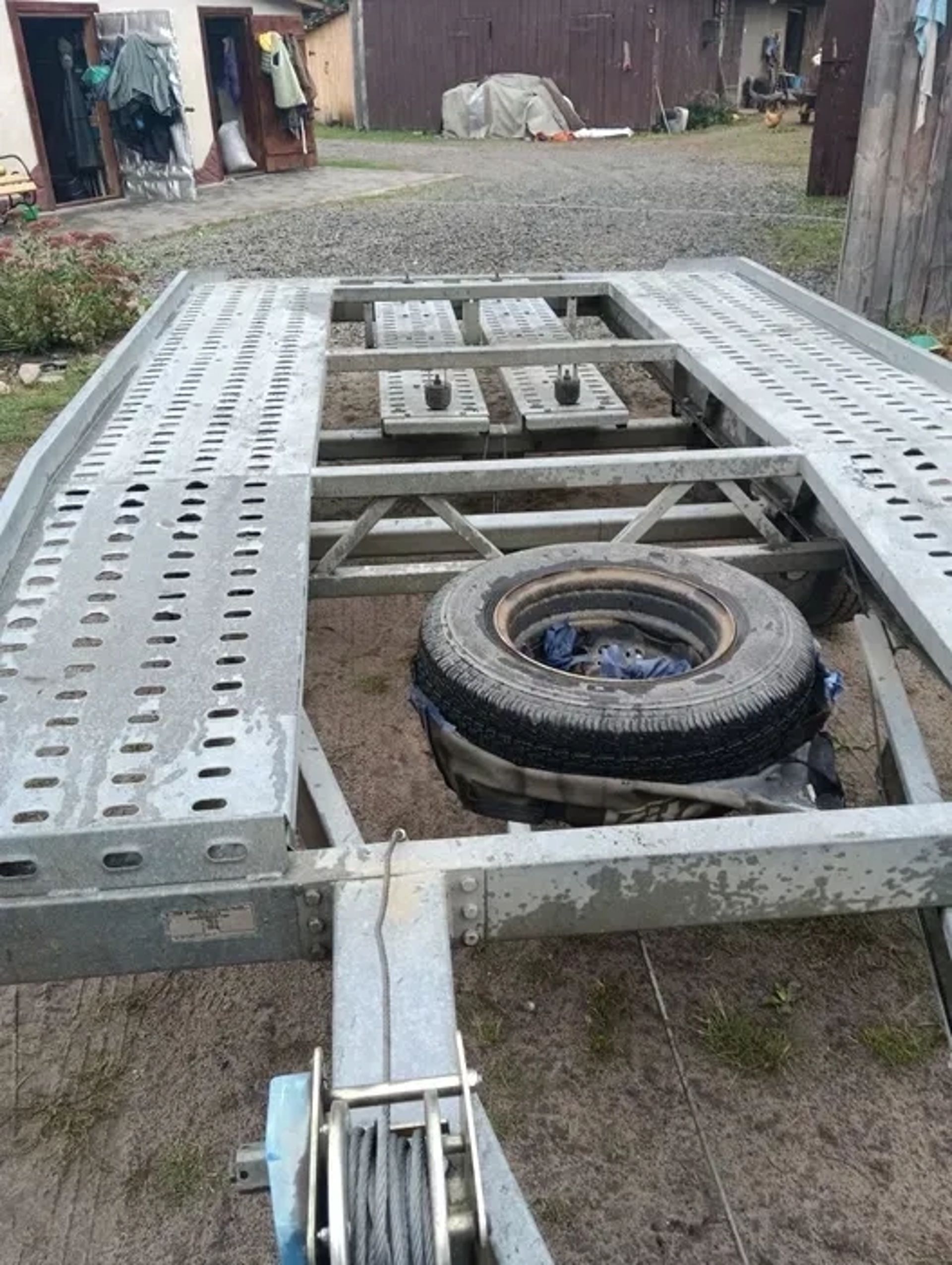 Лафета для трансортування авто 4.5м