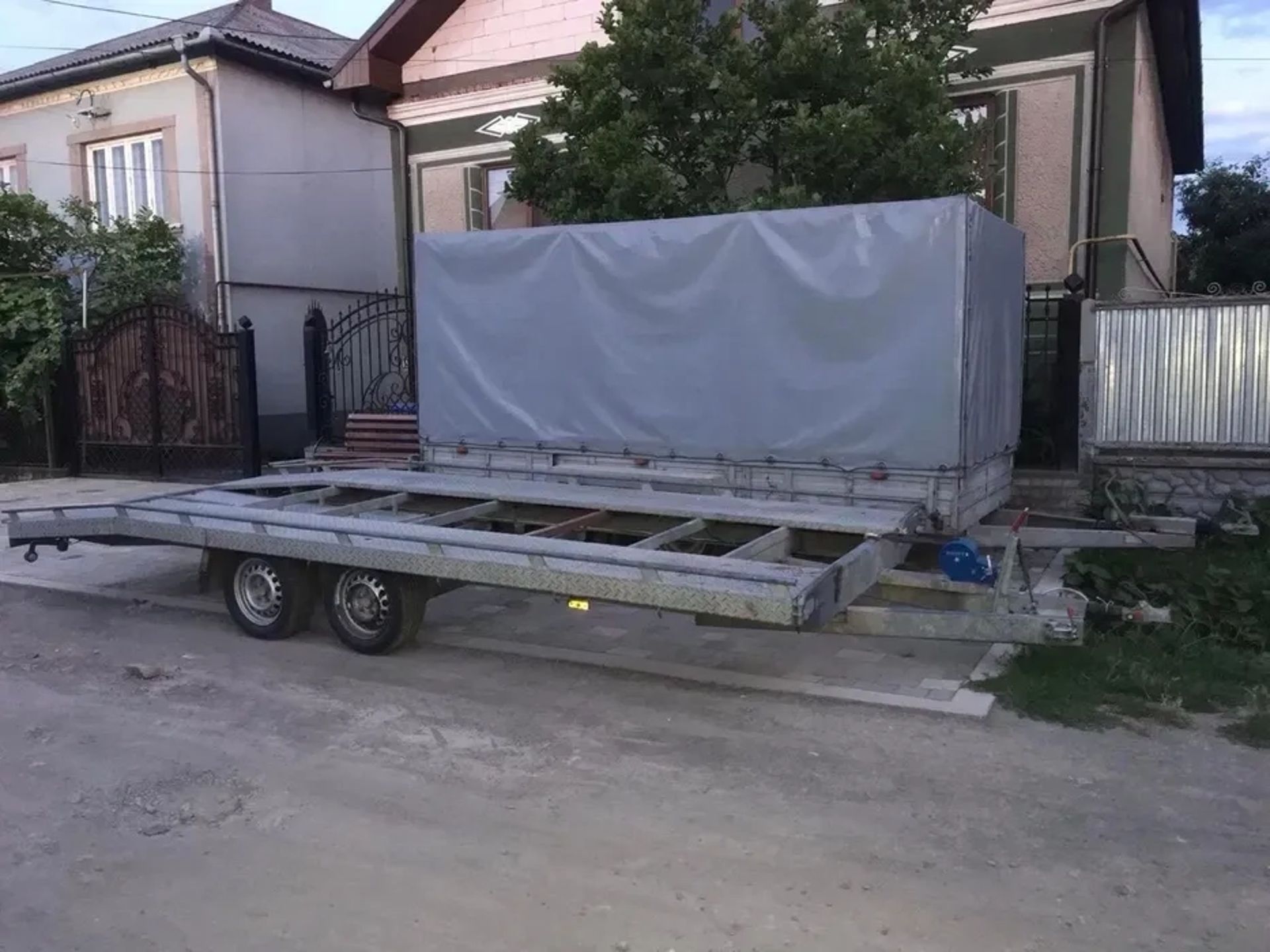 Двовісний причіп-лафета 5.0м × 2.10м