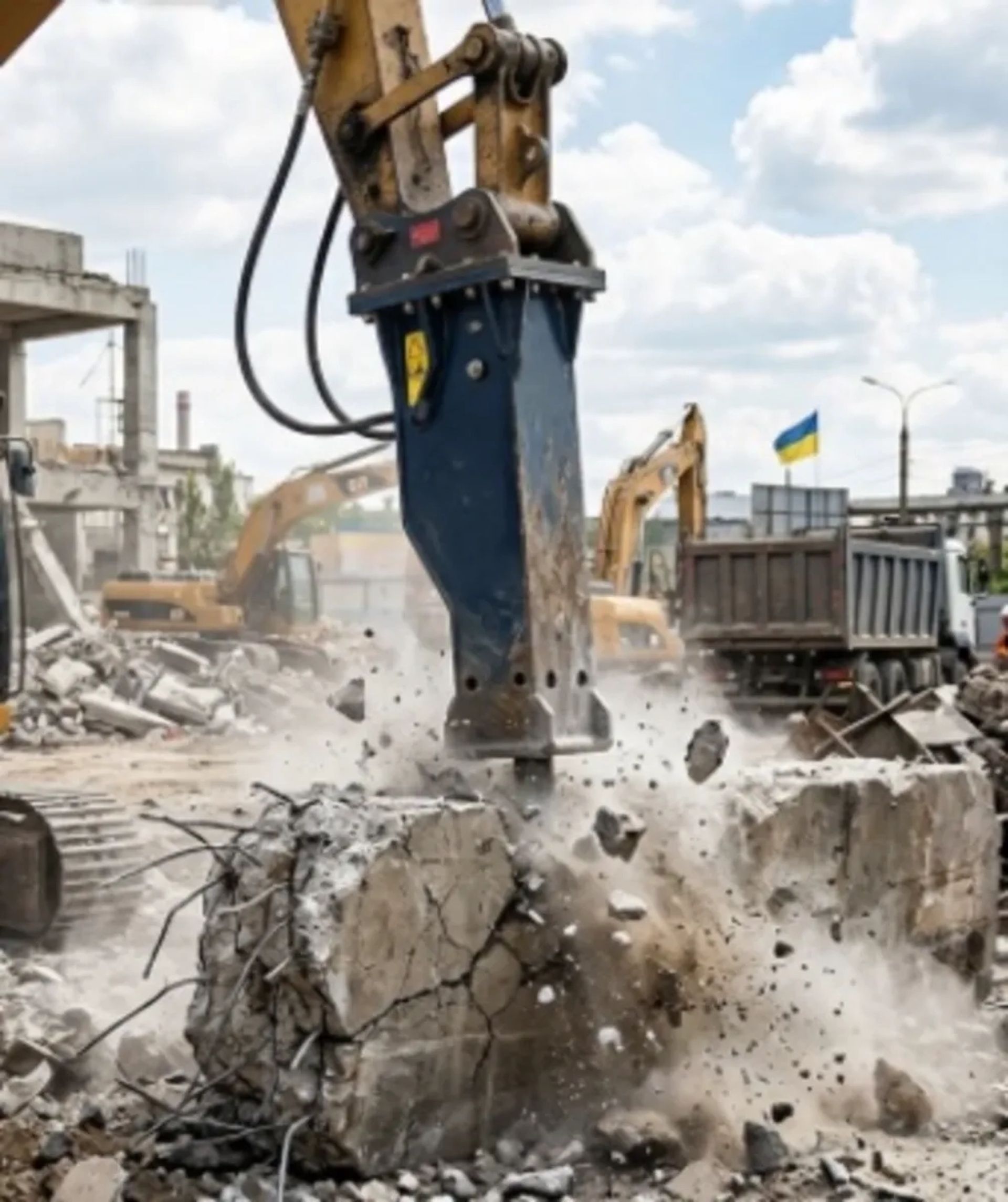 Гідромолот JAB JB80 для важких екскаваторів
