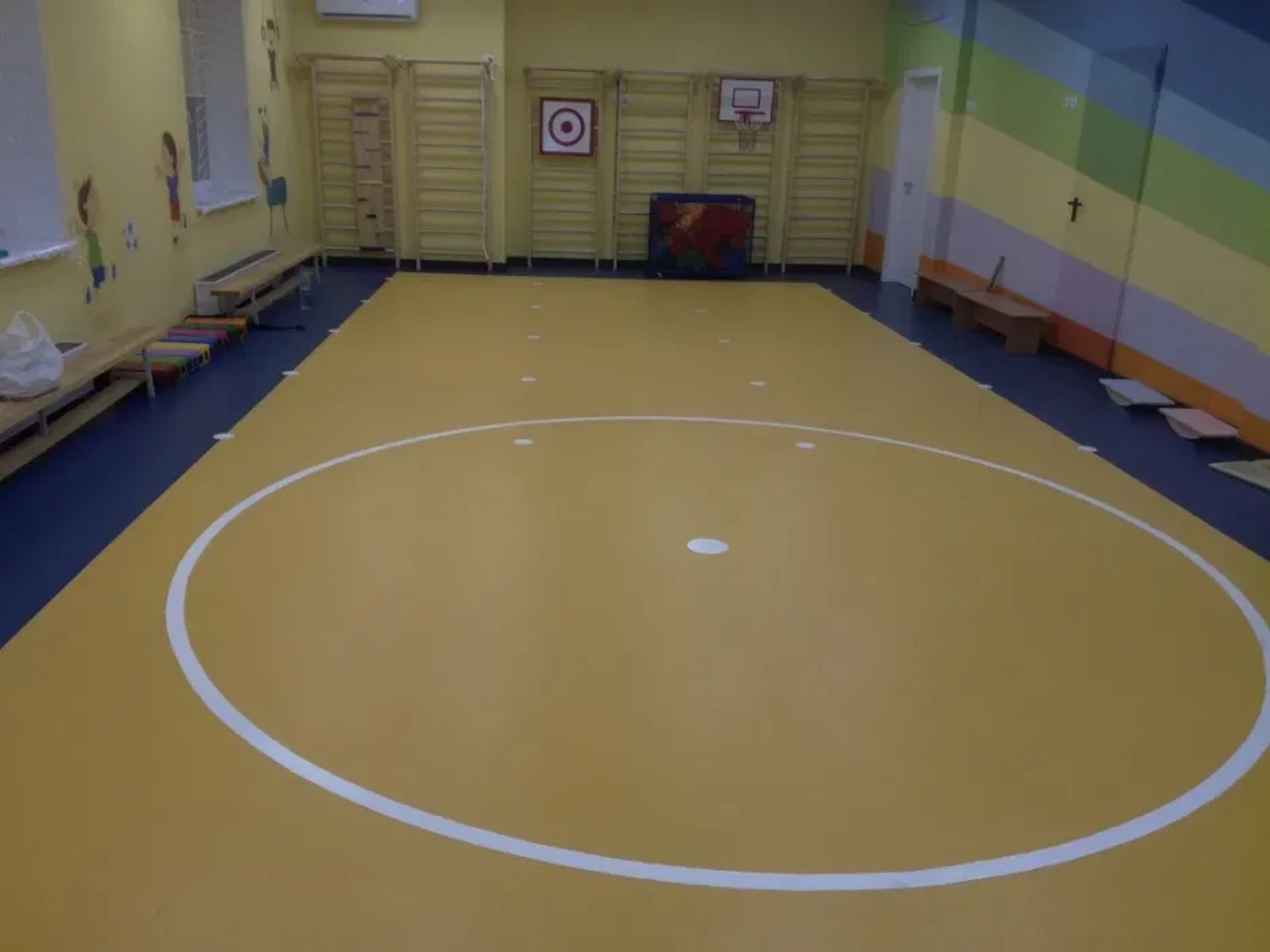 Нанесення розмітки (оновлення) на спортивні майданчики-спортзали