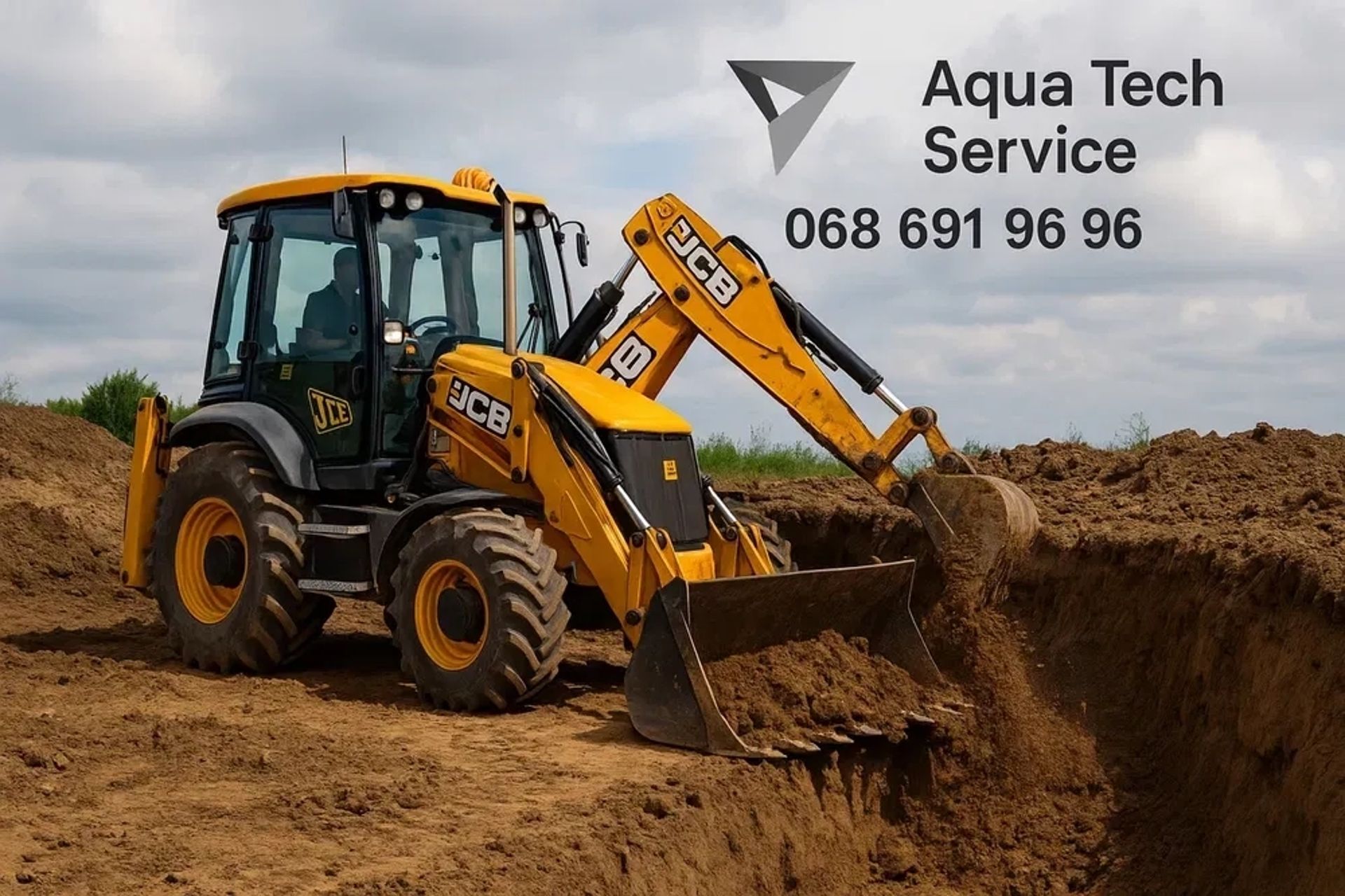 Екскаватор JCB 3CX — Земляні роботи з гарантією термінів та точності!