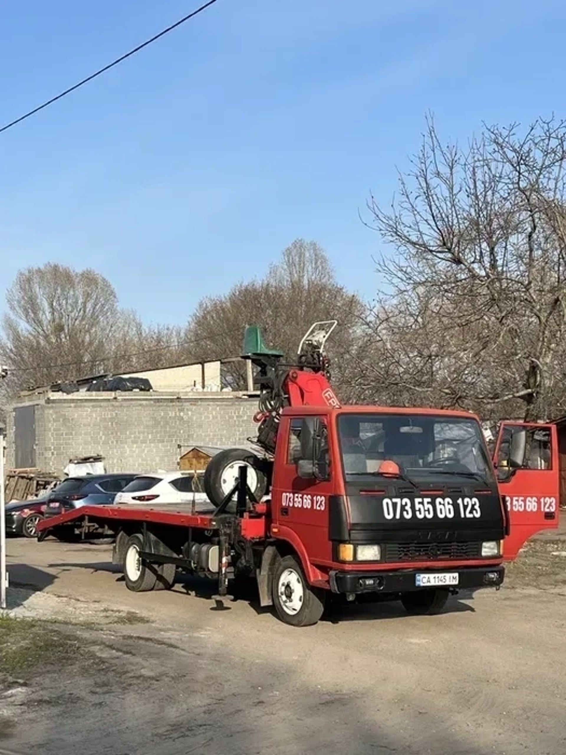 Кран маніпулятор Fassi на базі Mercedes-Benz LN2 5т