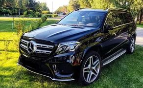 361 Позашляховик на весілля Mercedes Benz GLS 350d AMG чорний