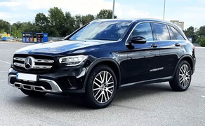 039 Джип на весілля Mercedes GLC 300 чорний