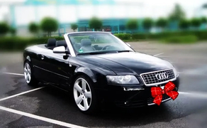 223 Кабріолета Audi A4 чорний на весілля