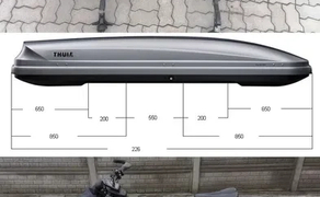 Бокси Thule 3в1 рейлінги вело багажників Riese Muller