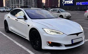 168 Авто на весілля Tesla Model S біла з водієм
