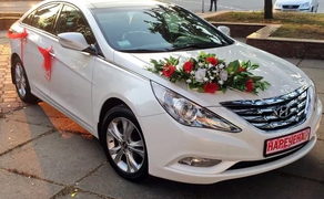 165 Hyundai Sonata біла авто на весілля