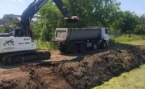 Розробки котлованів, лагун та вивезення грунту
