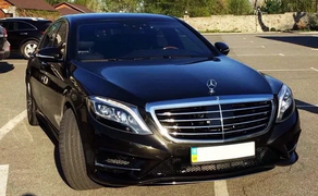 085 Авто на весілля Vip-авто Mercedes W222 S500L AMG чорний