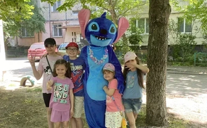 Стіч, панда, ведмедик, аніматори