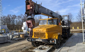 Автокран КрАЗ 250 КС4574