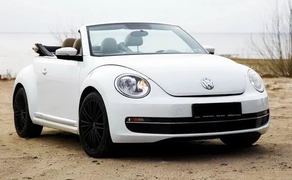020 Кабріолет на весілля Volkswagen Beetle жук білий