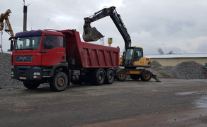 Послуги автомобіля MAN, модель TGA 33.360BB, тип самоскид-с
