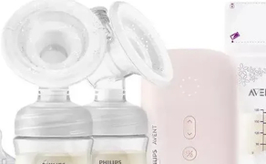 Електричний молоковідсмоктувач Philips Avent на дві груді SCF393/52