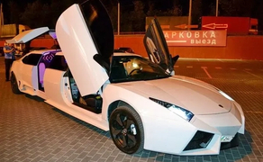 003 Лімузин на весілля Lamborghini Reventon біла 