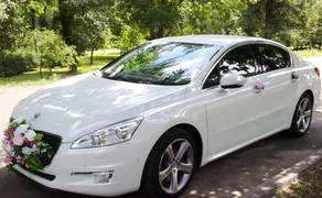 144 Peugeot 508GT білий авто на весілля 