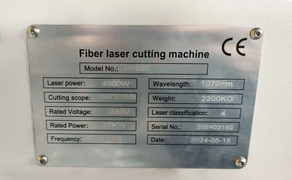 Послуги з оптоволоконної лазерної різки металу станком XT LASER XT-H1530
