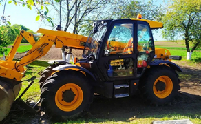 Телескопічного навантажувача погрузчика JCB маніту