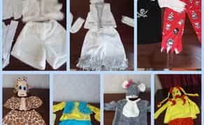 Новорічні ,карнавальні костюми зайчик,жираф,гномік,ковбой