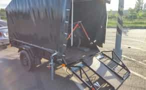 Причіп для перевезення мотоциклів, квадроциклів.