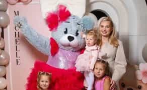 Привітання з Мішкою Тедді у Черкасах аніматори торт поздравления