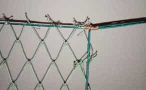 Виготовляємо капронові сітки. Основа для маскувальної сітки.