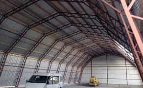 Будівництво ангарів під ключ! Ангар 12 х 45м. Ремонт криші!