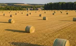 Надійний прес для тюкування сіна