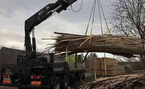 Кран-маніпулятор: доставка будматеріалів, блоків та кілець. Якісно!