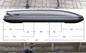 Бокси Thule 3в1 рейлінги вело багажників Riese Muller