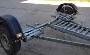 Лафет причеп платформа прицеп подкат навантаження жорстка буксировка