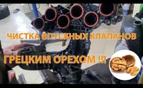 Чищення клапанів, дроселя горіхової шкаралупою