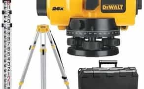 Рівень лазерний оптичний нівелір DeWALT (DW096PK)