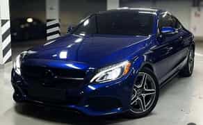433 Авто без водія Mercedes Benz С300 синій